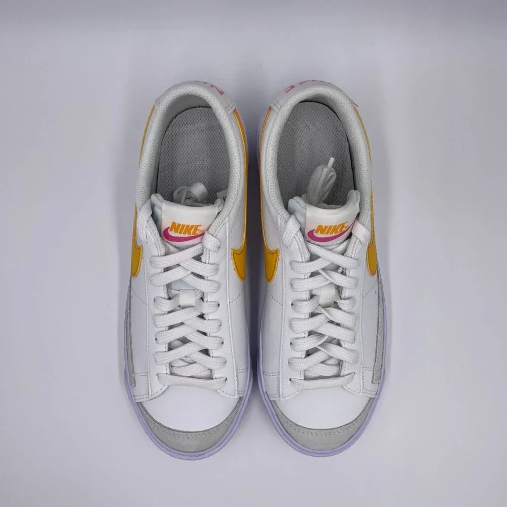 Nike Blazer Low 77' White / Gold Womens Shoes